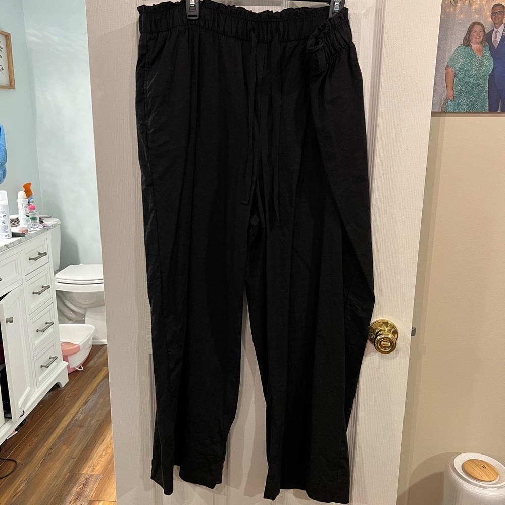Wide leg dress pants